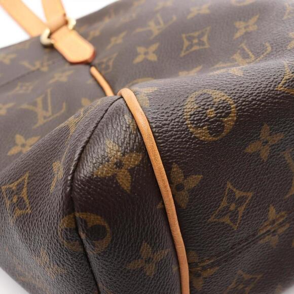 LOUIS VUITTON Brown Monogram Leather Tote Bag - Picture 7 of 10